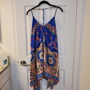 silky deep v-neck dress